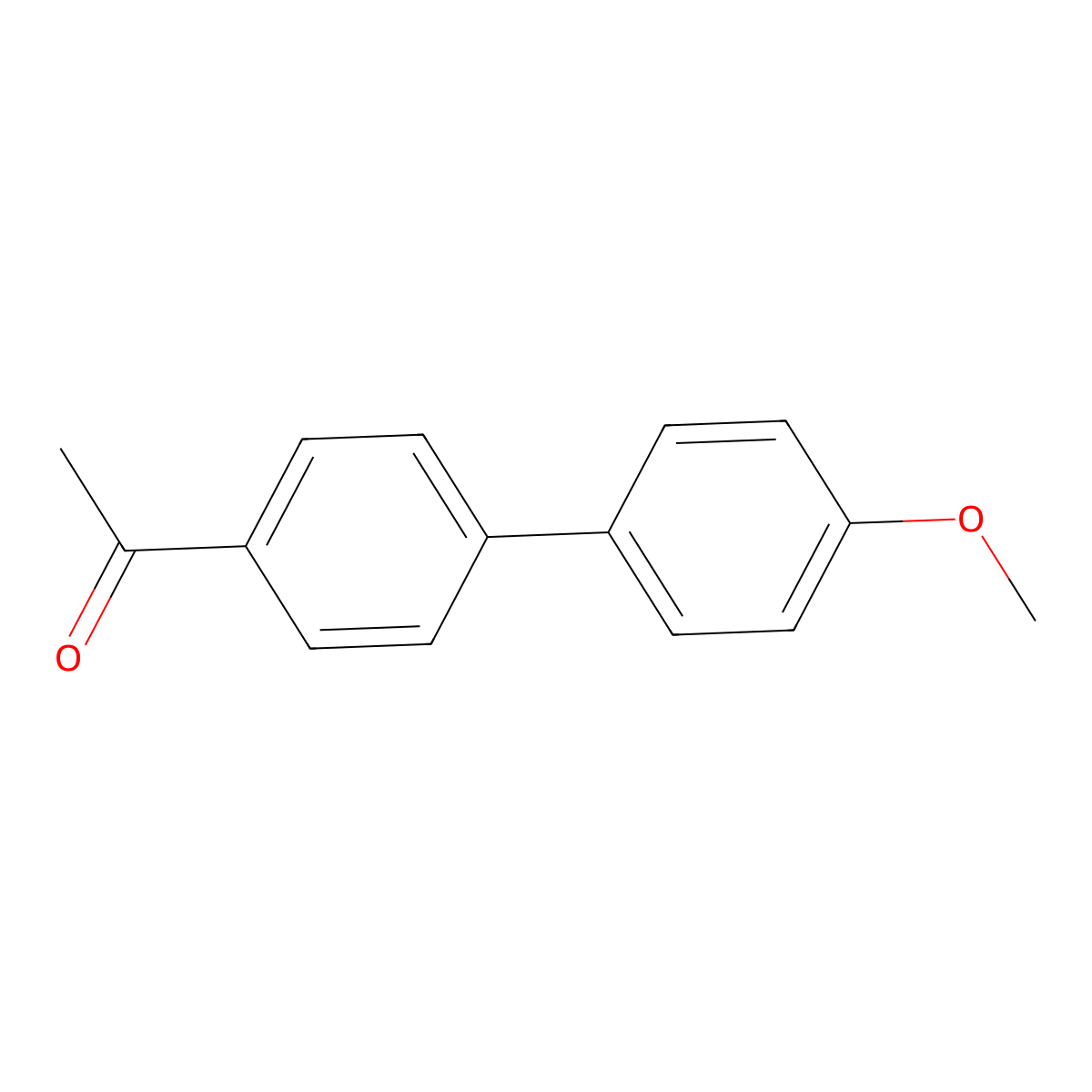 1-(4'-Methoxy(1,1'-biphenyl)-4-yl)ethanone molecular structure, CAS 13021-18-6