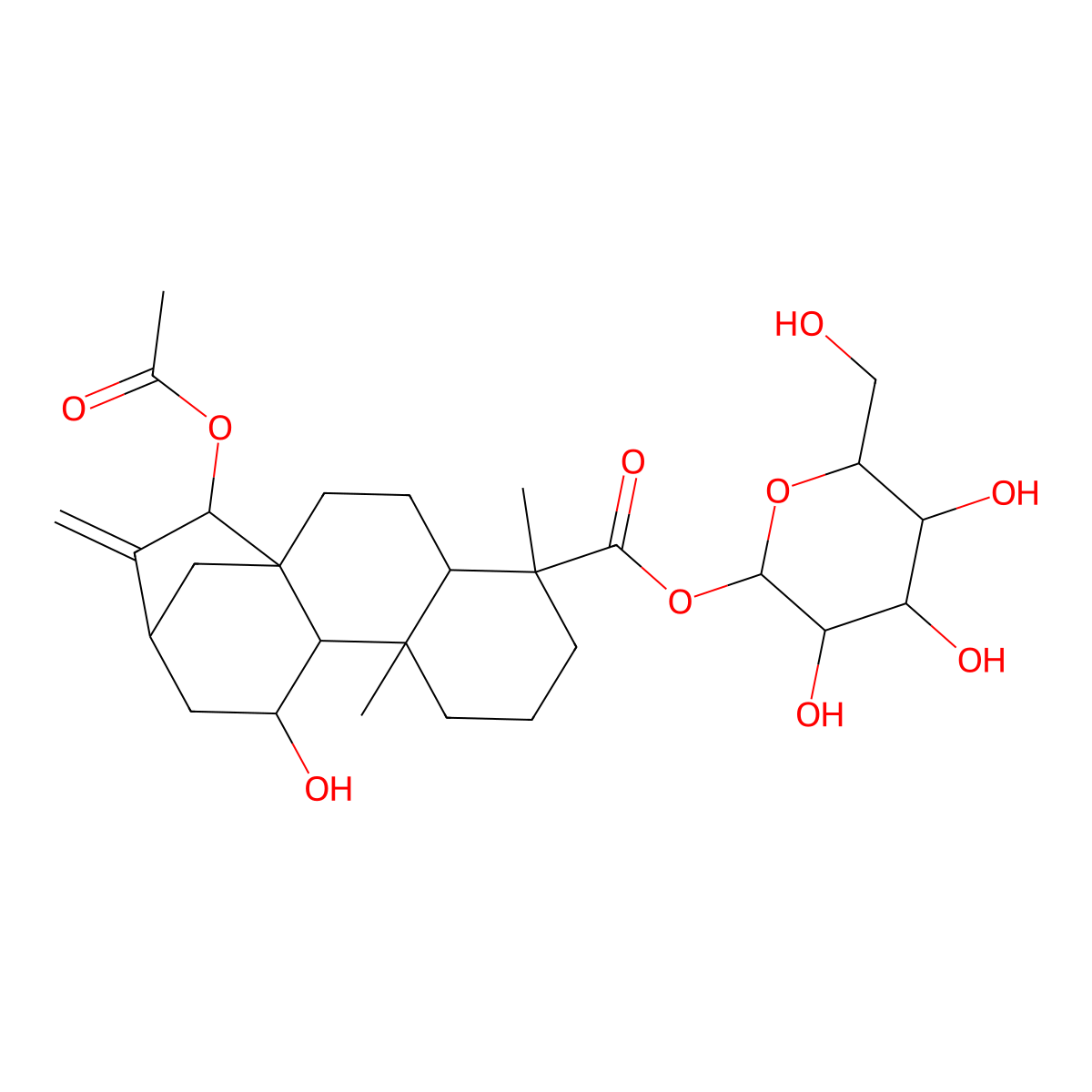 Adenostemmoside A molecular structure, CAS 130217-15-1