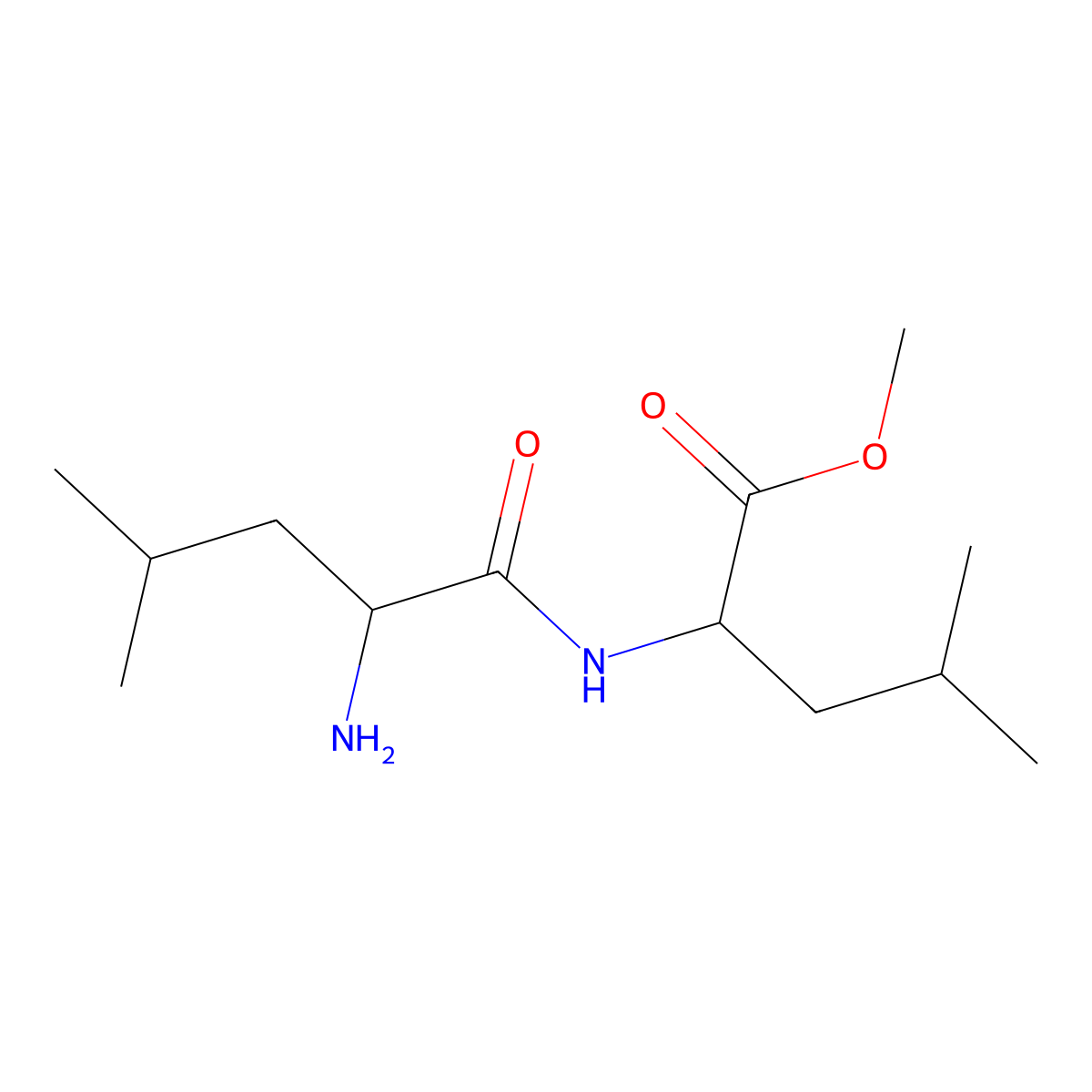 Leucyl-leucine-methyl ester molecular structure, CAS 13022-42-9