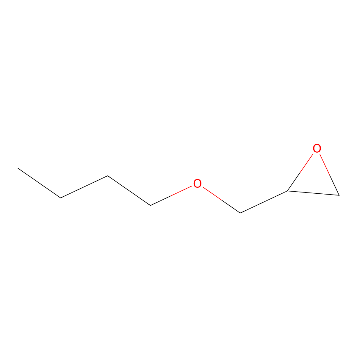 Butyl glycidyl ether, (-)- molecular structure, CAS 130232-96-1