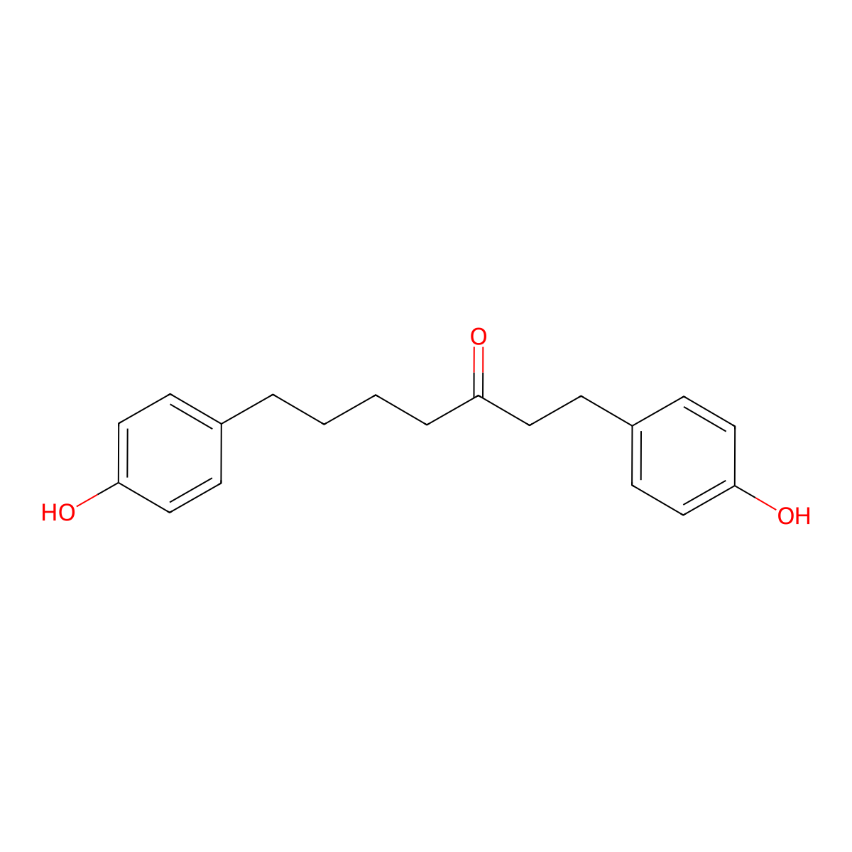 1,7-Bis(4-Hydroxyphenyl)Heptan-3-One molecular structure, CAS 130233-83-9