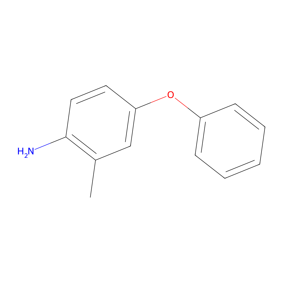 2-Methyl-4-phenoxyaniline molecular structure, CAS 13024-16-3