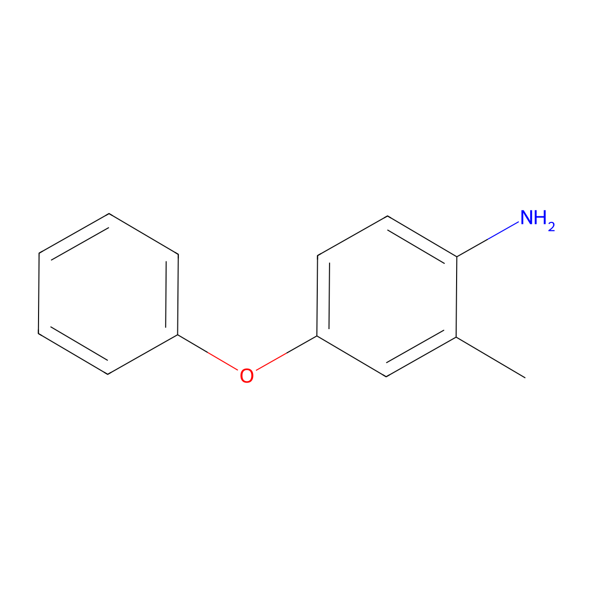2-Methyl-4-phenoxyaniline molecular structure, CAS 13024-16-3