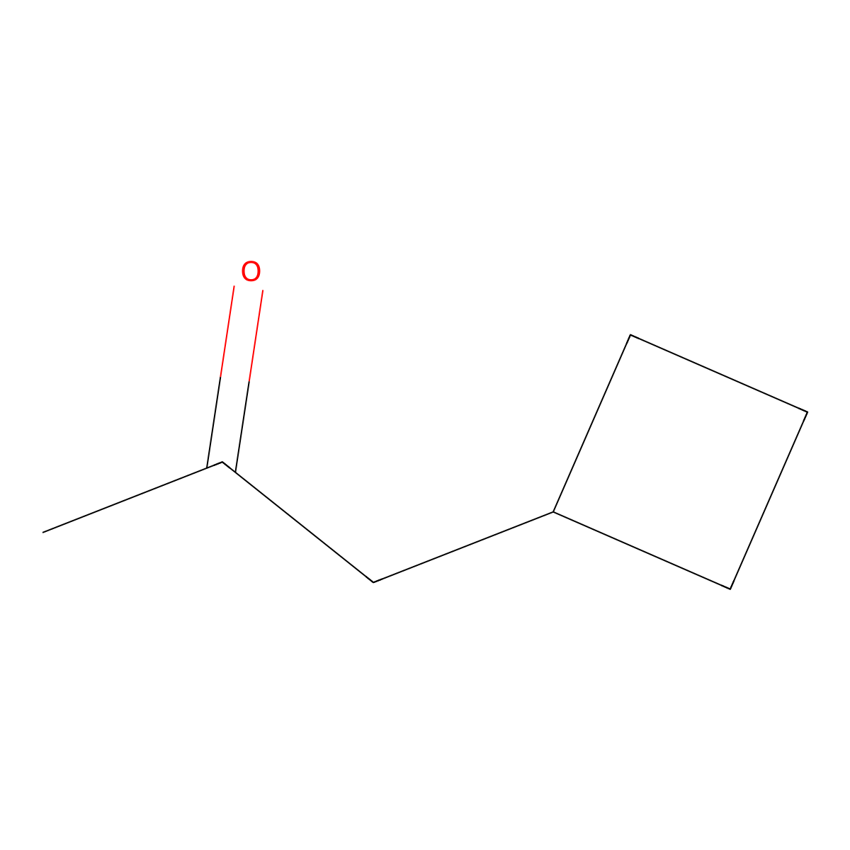 1-Cyclobutylpropan-2-one molecular structure, CAS 13027-76-4