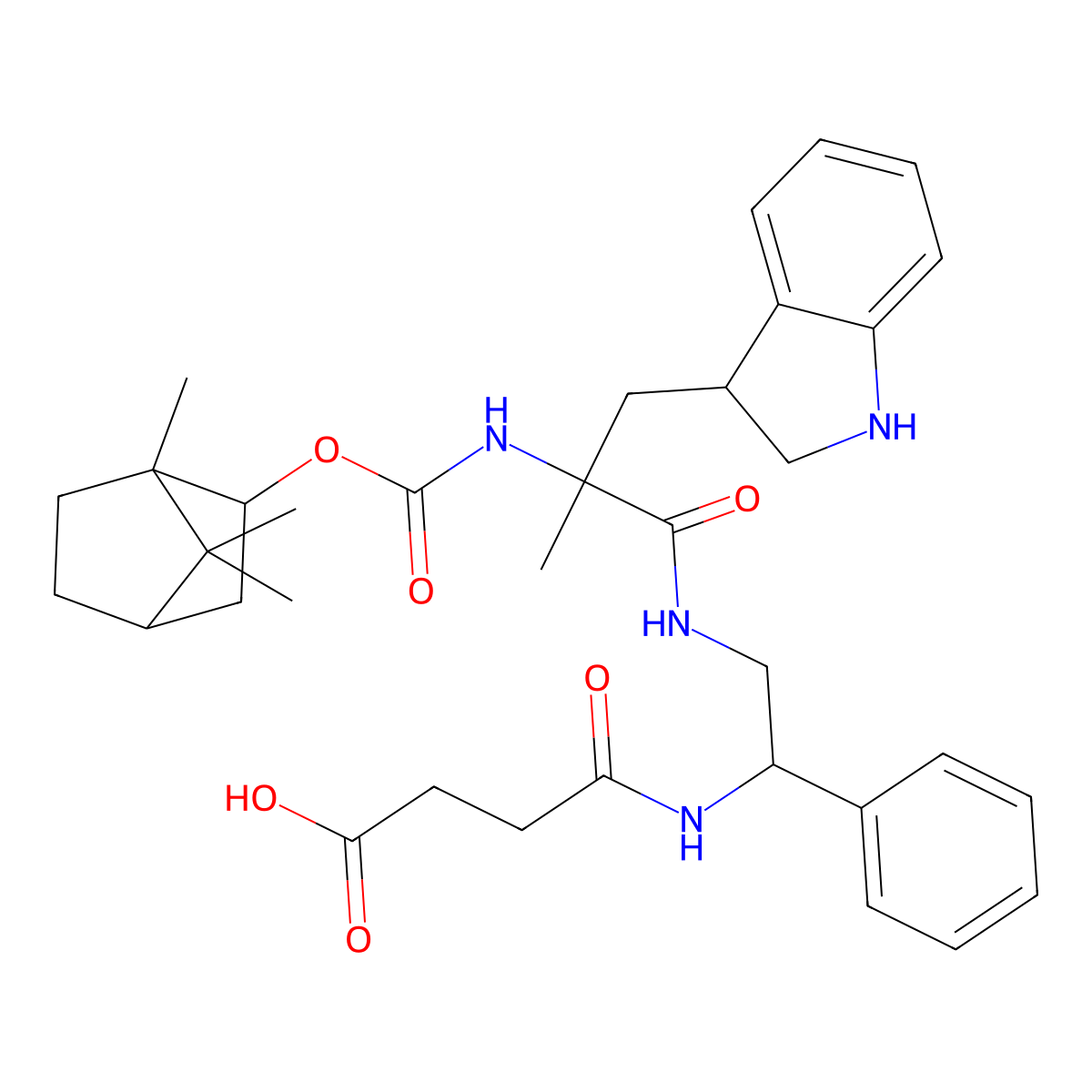 PD-135158 molecular structure, CAS 130285-87-9
