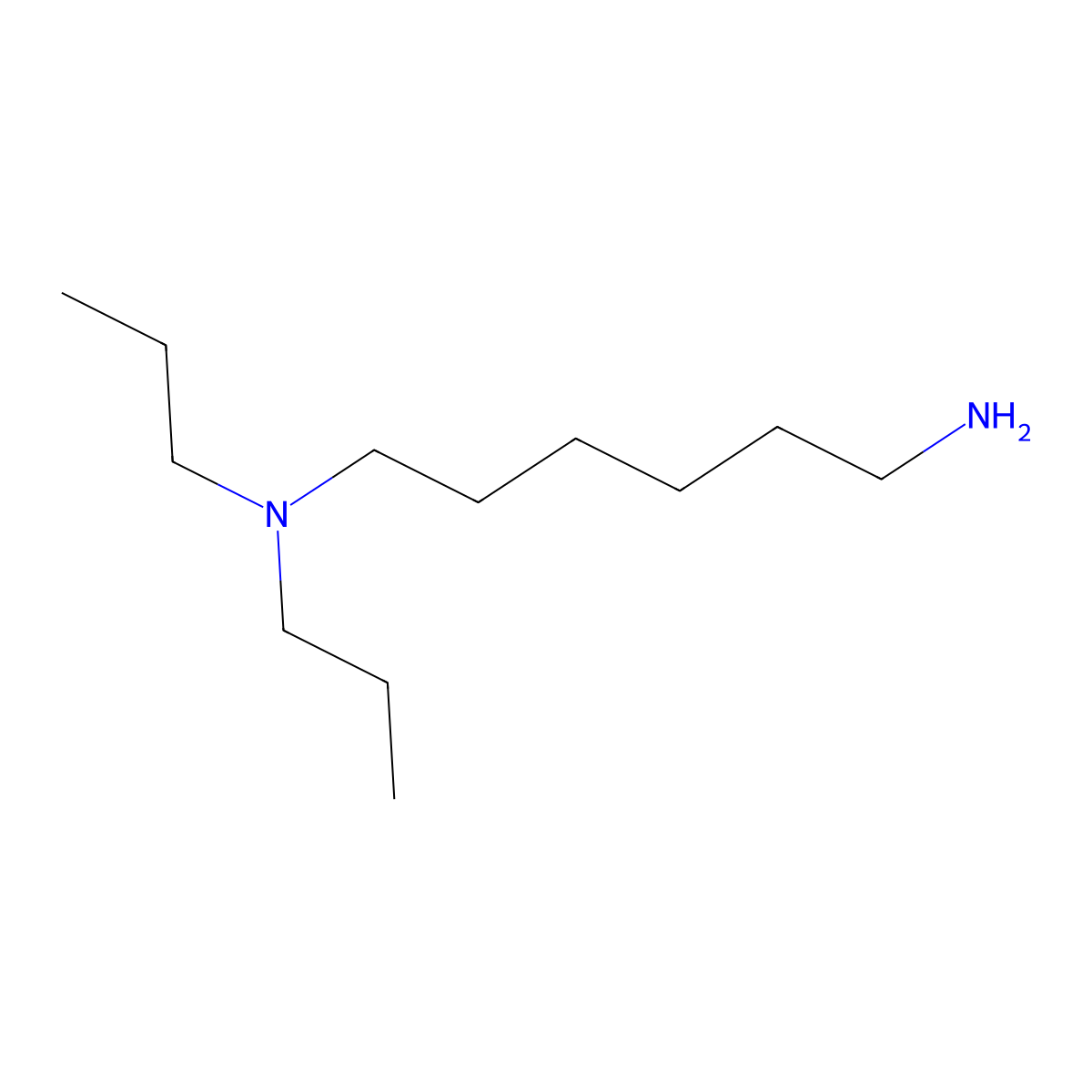 N',N'-dipropylhexane-1,6-diamine molecular structure, CAS 13029-30-6