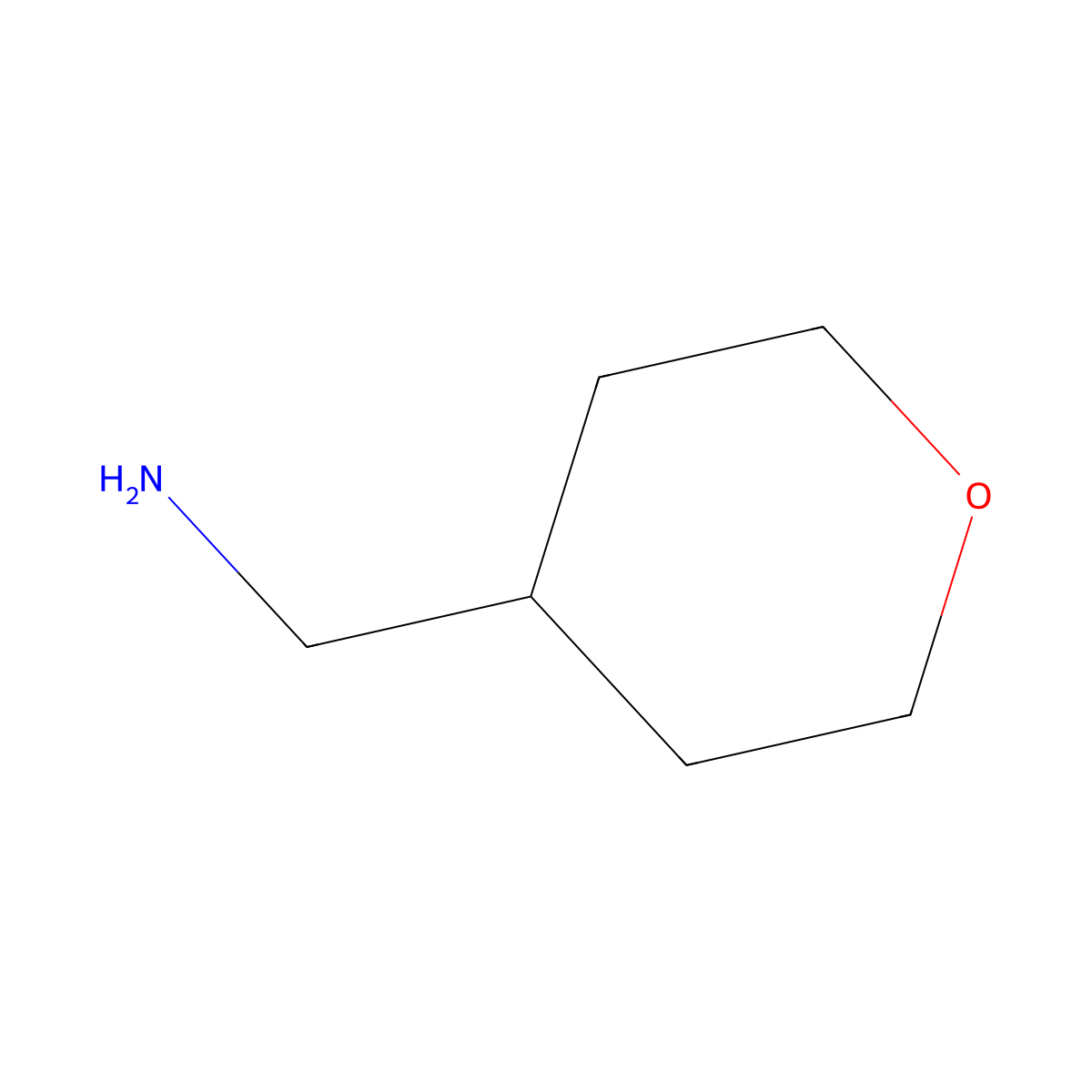 4-Aminomethyltetrahydropyran molecular structure, CAS 130290-79-8