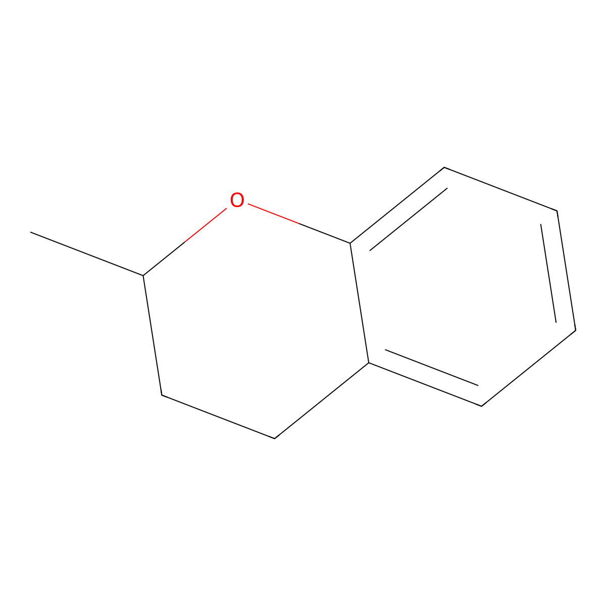 2-Methylchroman molecular structure, CAS 13030-26-7