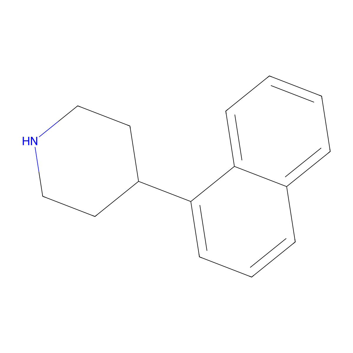4-(Naphthalen-1-YL)piperidine molecular structure, CAS 130305-64-5