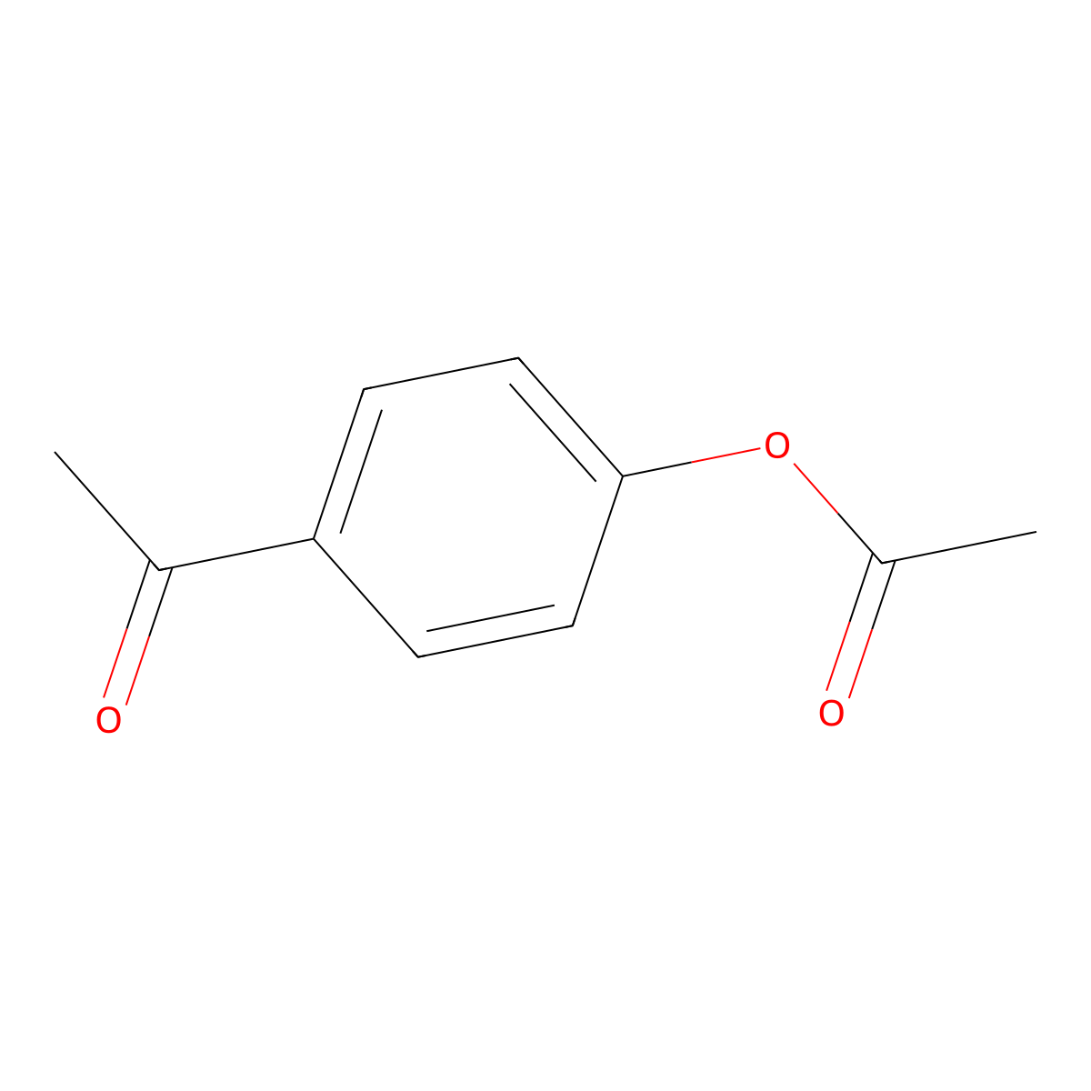 p-Acetylphenyl acetate molecular structure, CAS 13031-43-1