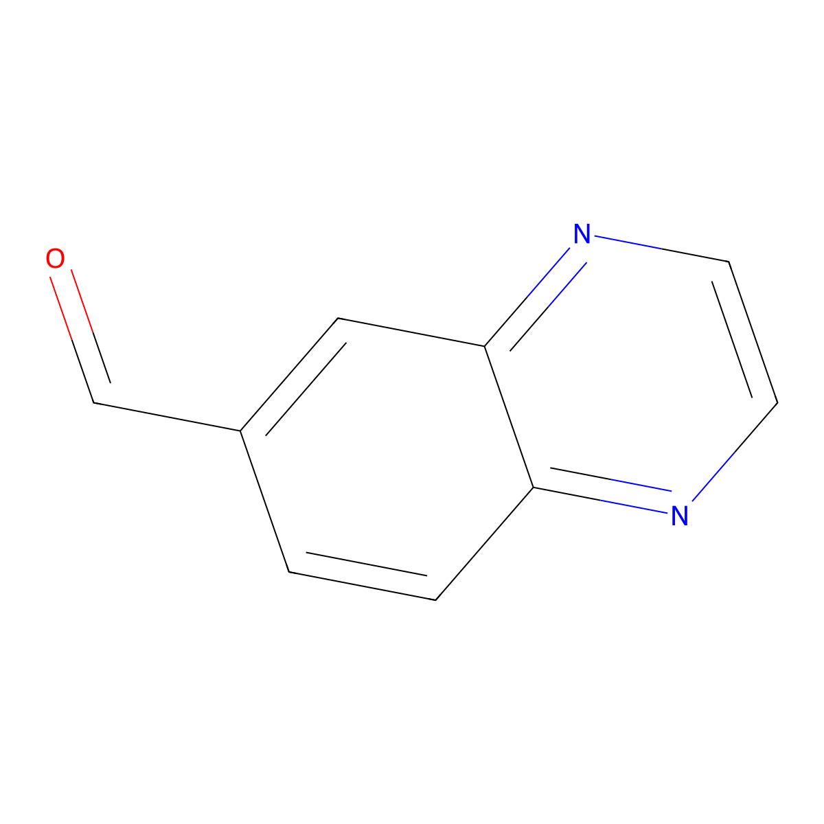 Quinoxaline-6-carboxaldehyde molecular structure, CAS 130345-50-5