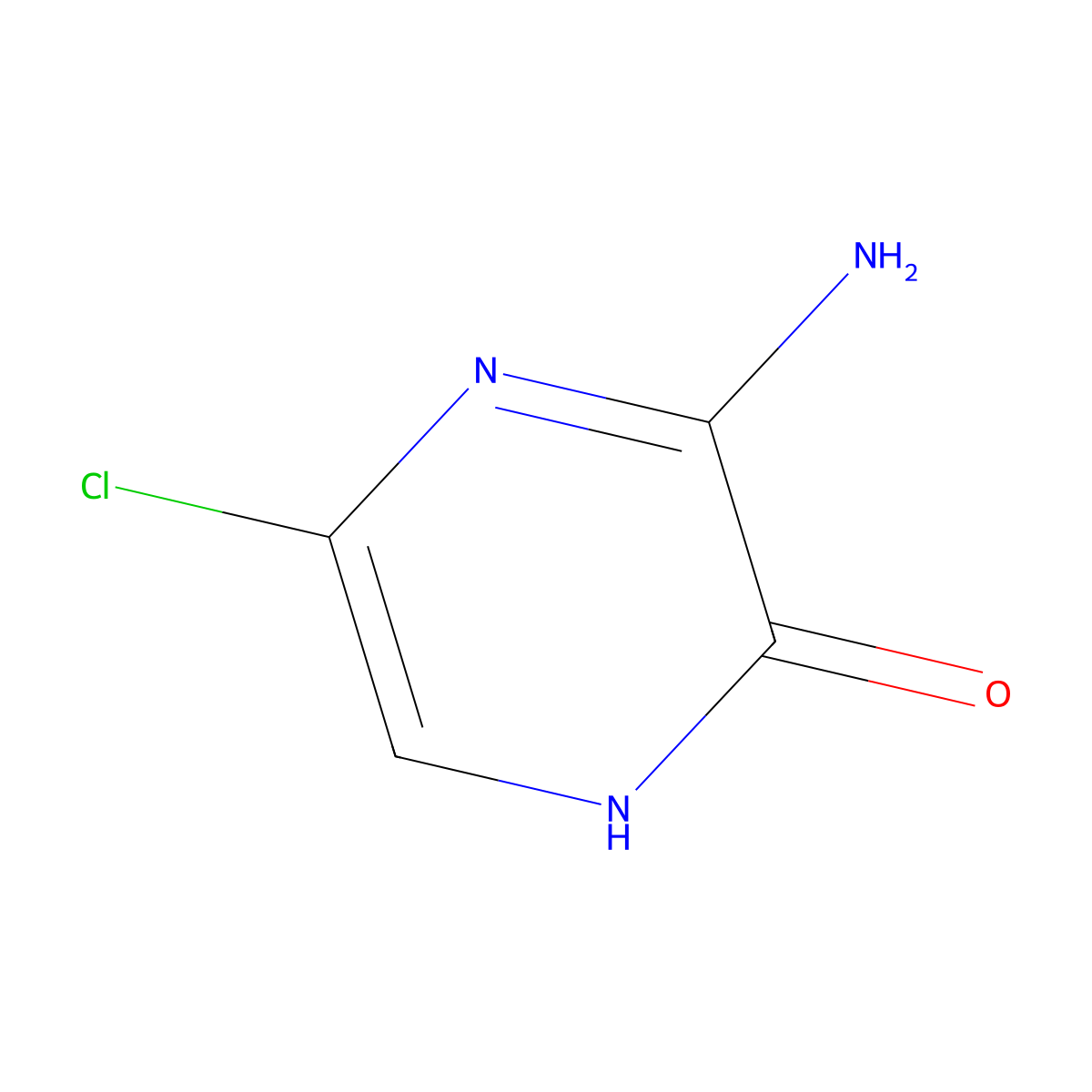 3-Amino-5-chloropyrazin-2-ol molecular structure, CAS 1303587-96-3