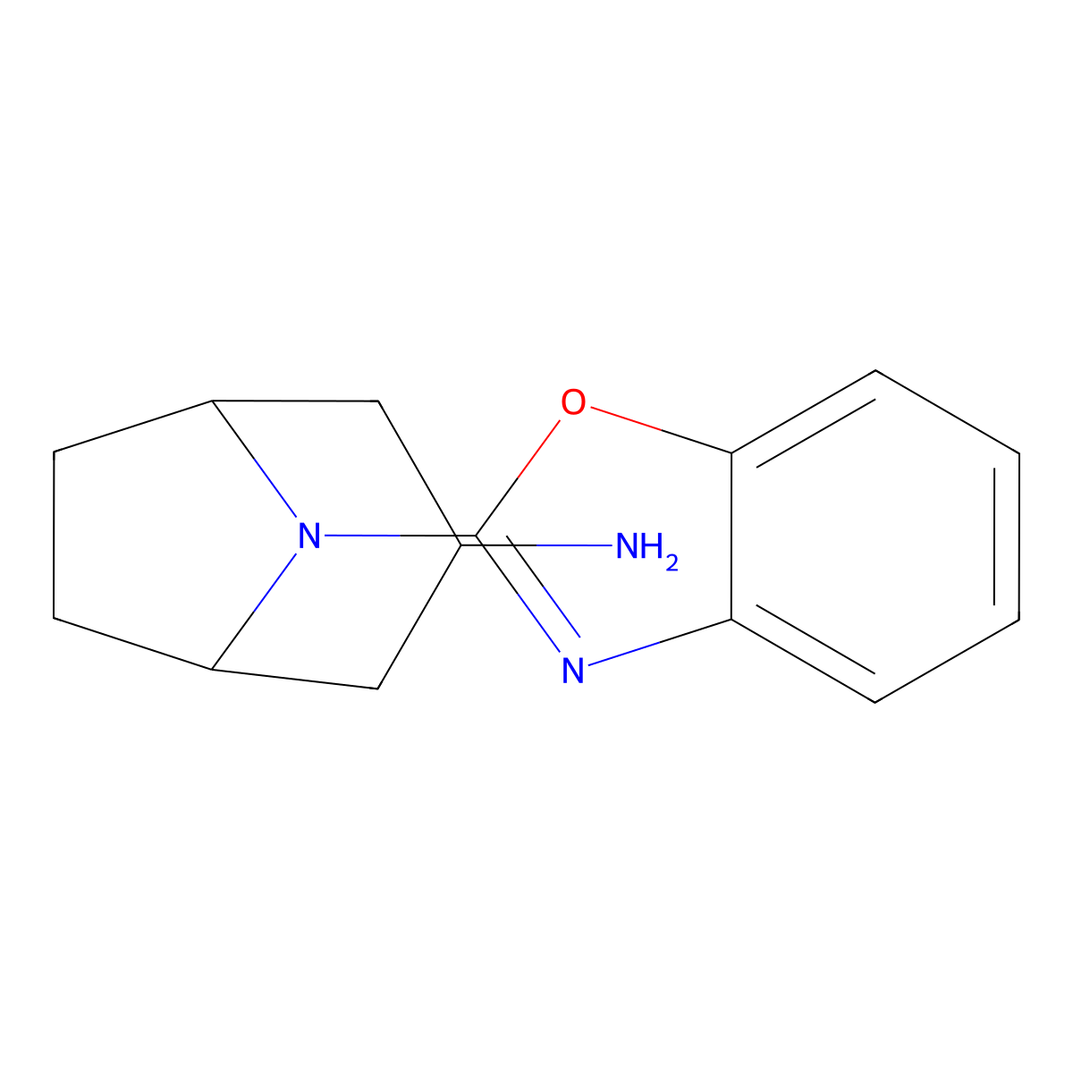8-(Benzo[d]oxazol-2-yl)-8-azabicyclo[3.2.1]octan-3-amine molecular structure, CAS 1303657-40-0