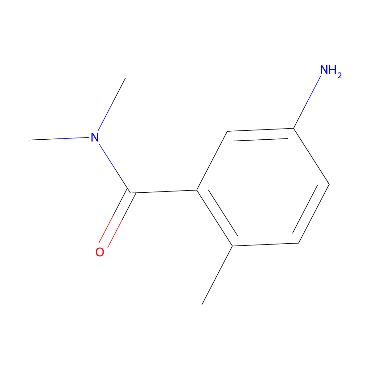 5-amino-N,N,2-trimethylbenzamide molecular structure, CAS 130370-03-5
