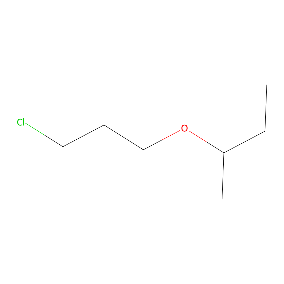 2-(3-Chloropropoxy)butane molecular structure, CAS 1303746-67-9