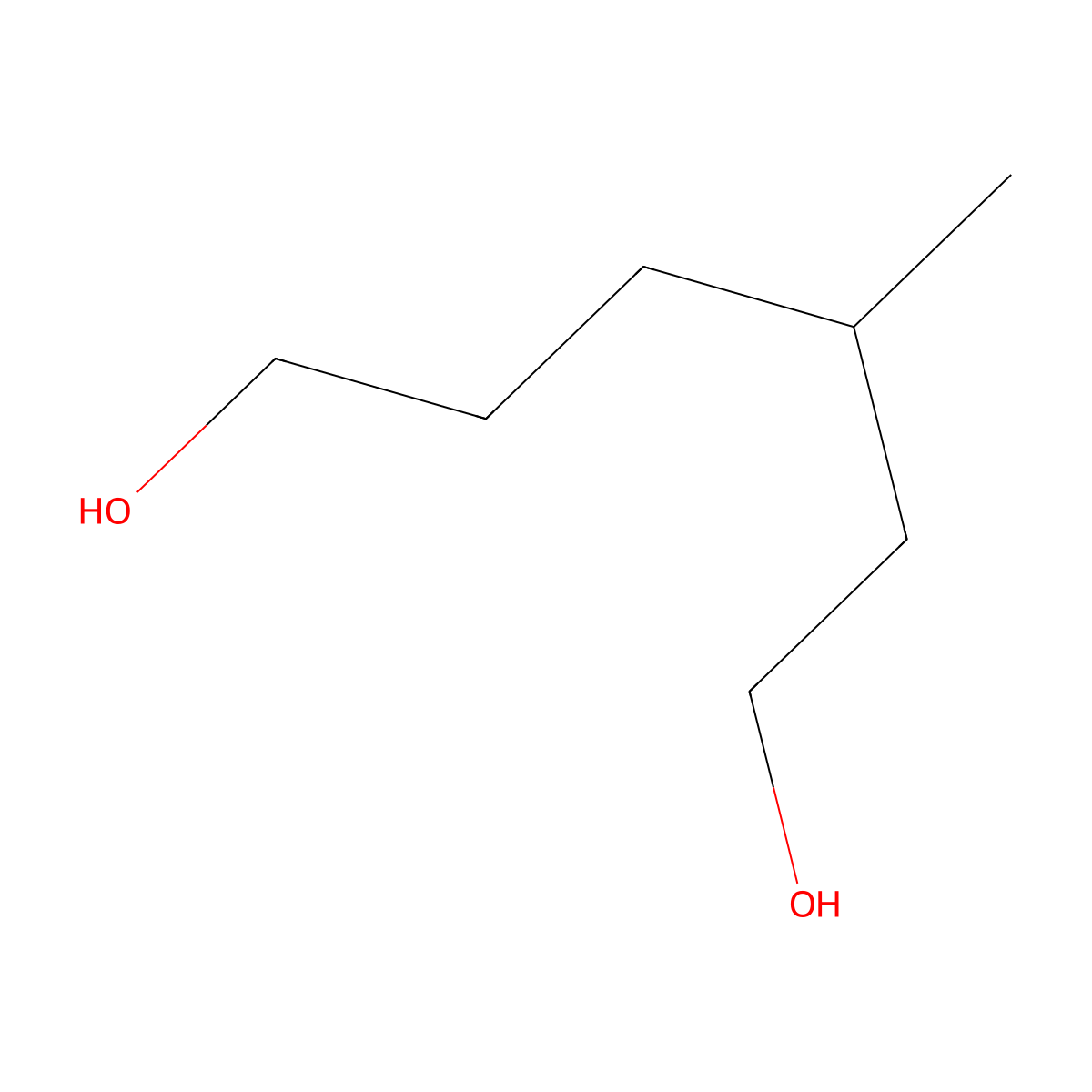 (3R)-3-methylhexane-1,6-diol molecular structure, CAS 130375-96-1