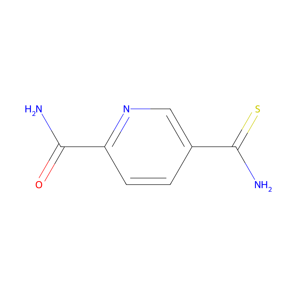 5-Carbamothioylpyridine-2-carboxamide molecular structure, CAS 1303890-29-0