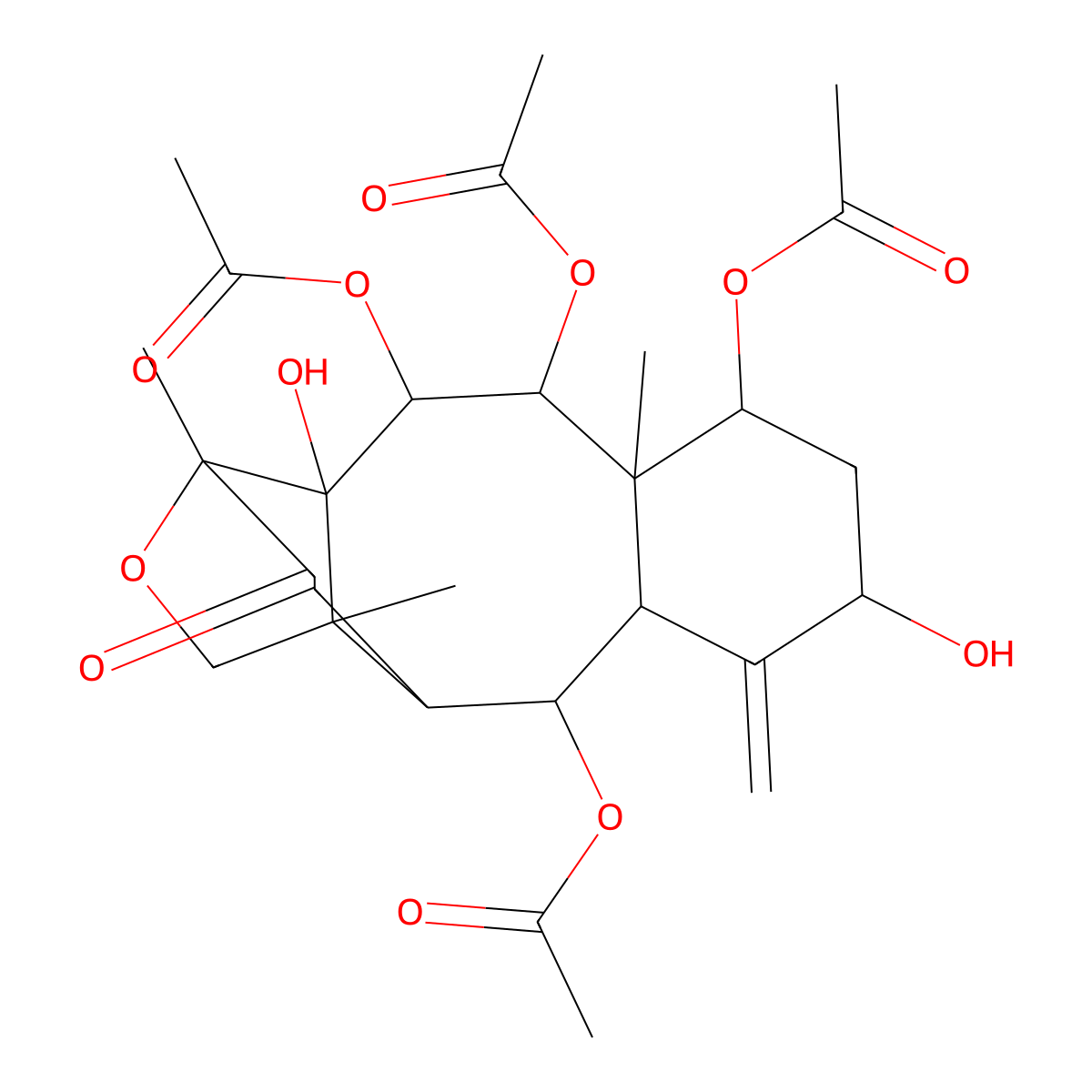 Decinnamoyltaxagifine molecular structure, CAS 130394-69-3