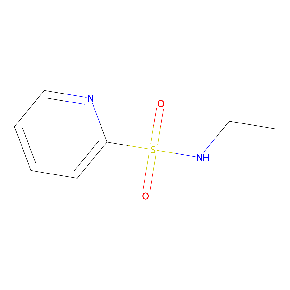 Pyridine-2-sulfonic acid ethylamide molecular structure, CAS 1303968-51-5