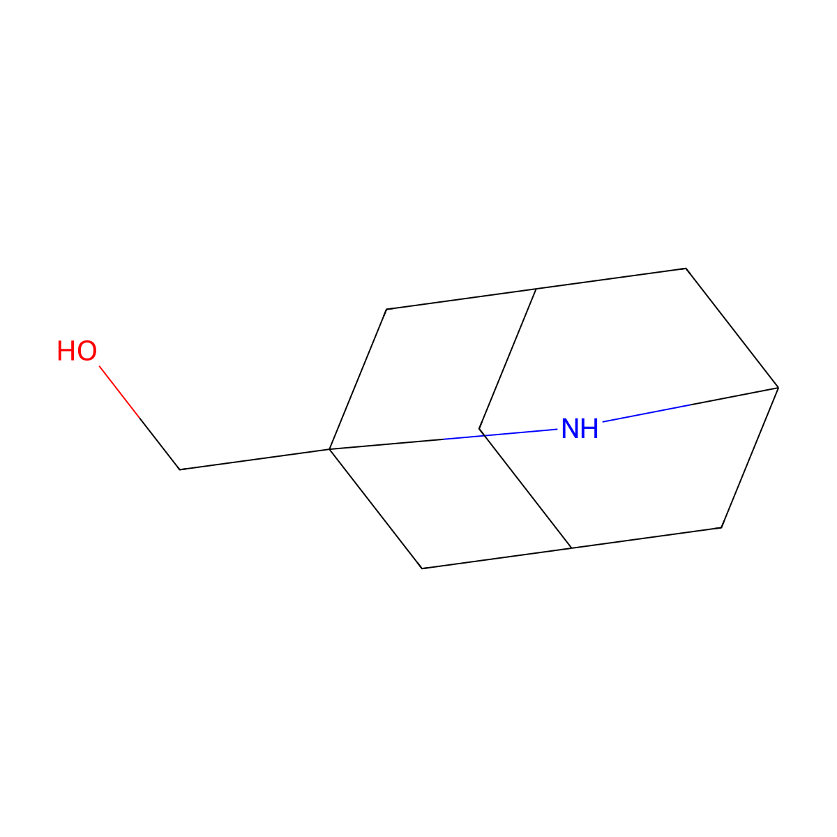 1-Hydroxymethyl-2-azaadamantane molecular structure, CAS 1303974-12-0