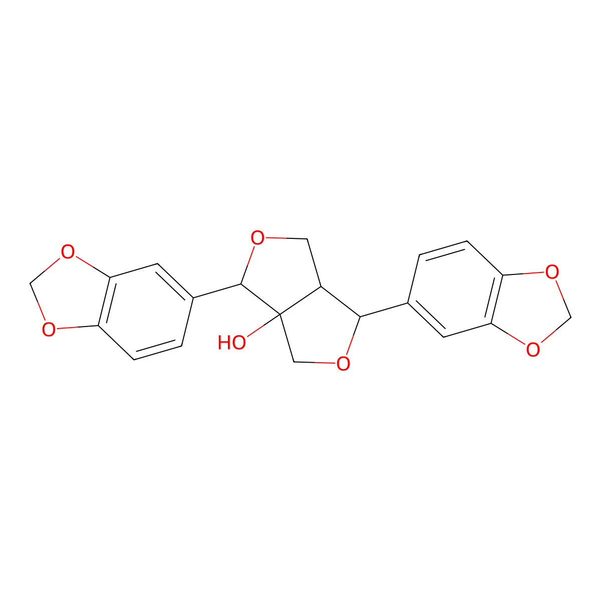 (+)-Paulownin molecular structure, CAS 13040-46-5