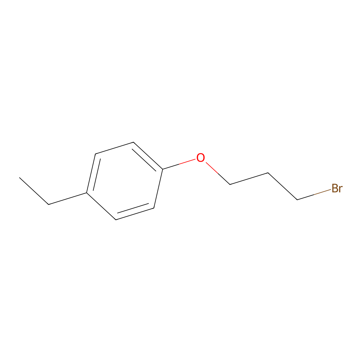 1-(3-Bromopropoxy)-4-ethylbenzene molecular structure, CAS 130402-63-0