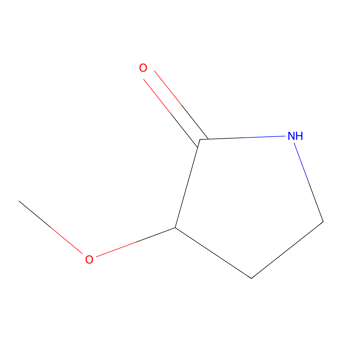 (3S)-3-methoxypyrrolidin-2-one molecular structure, CAS 130403-96-2