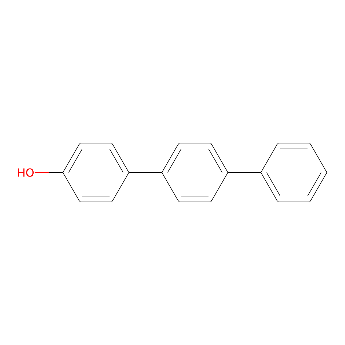 (1,1':4',1''-Terphenyl)-4-ol molecular structure, CAS 13041-65-1