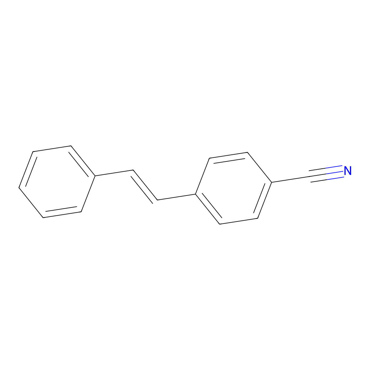 4-Cyanostilbene molecular structure, CAS 13041-79-7