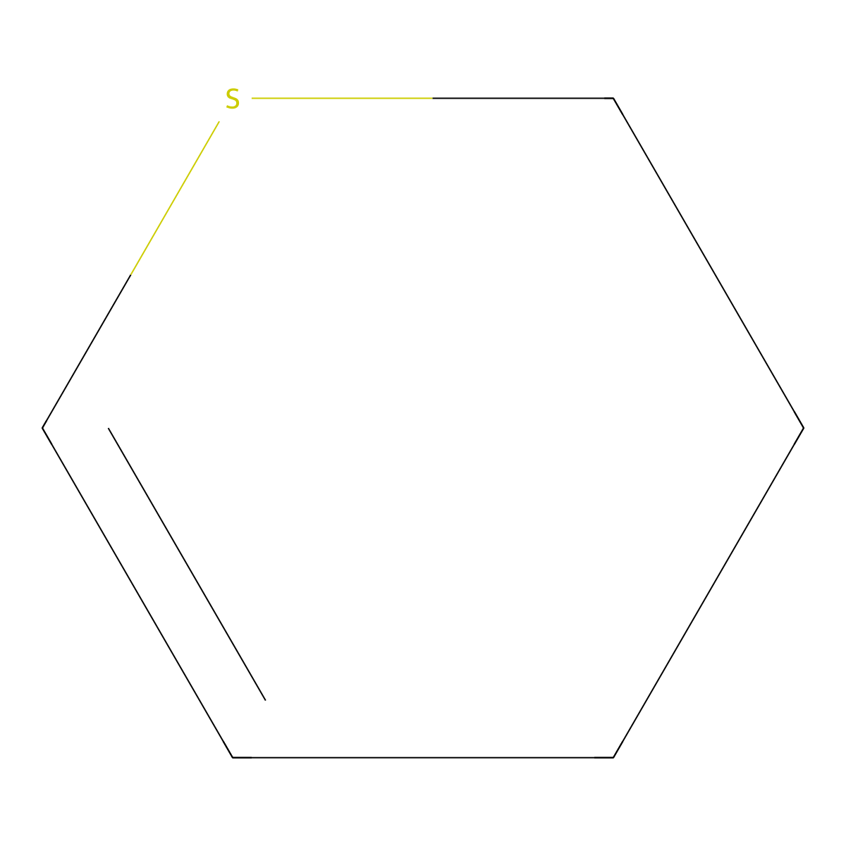 Dihydrothiapyran molecular structure, CAS 13042-80-3