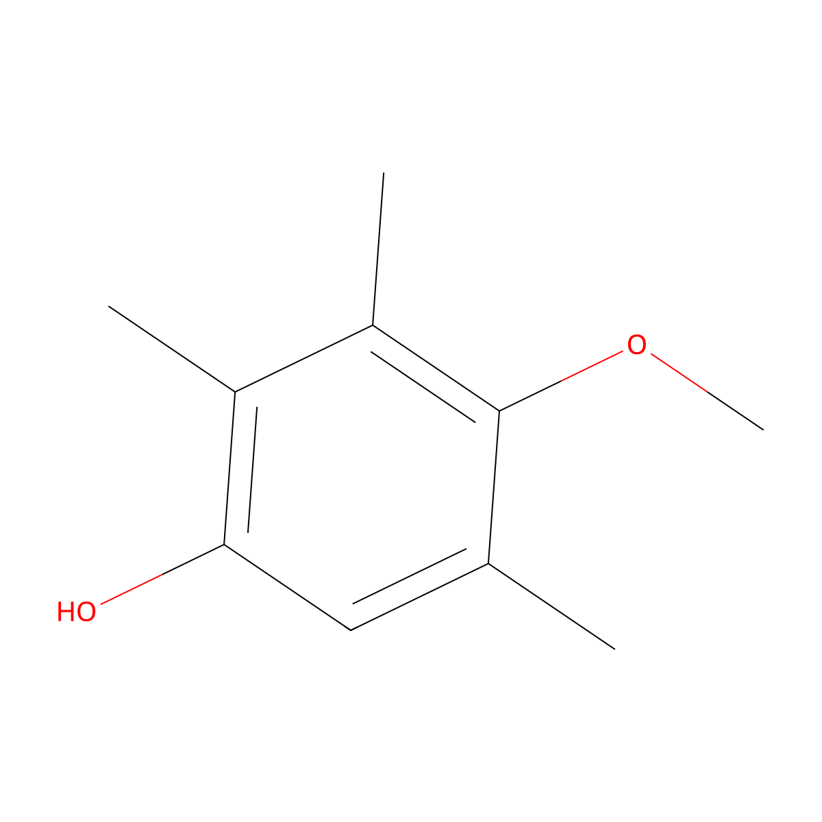 Phenol, 4-methoxy-2,3,5-trimethyl- molecular structure, CAS 130422-86-5