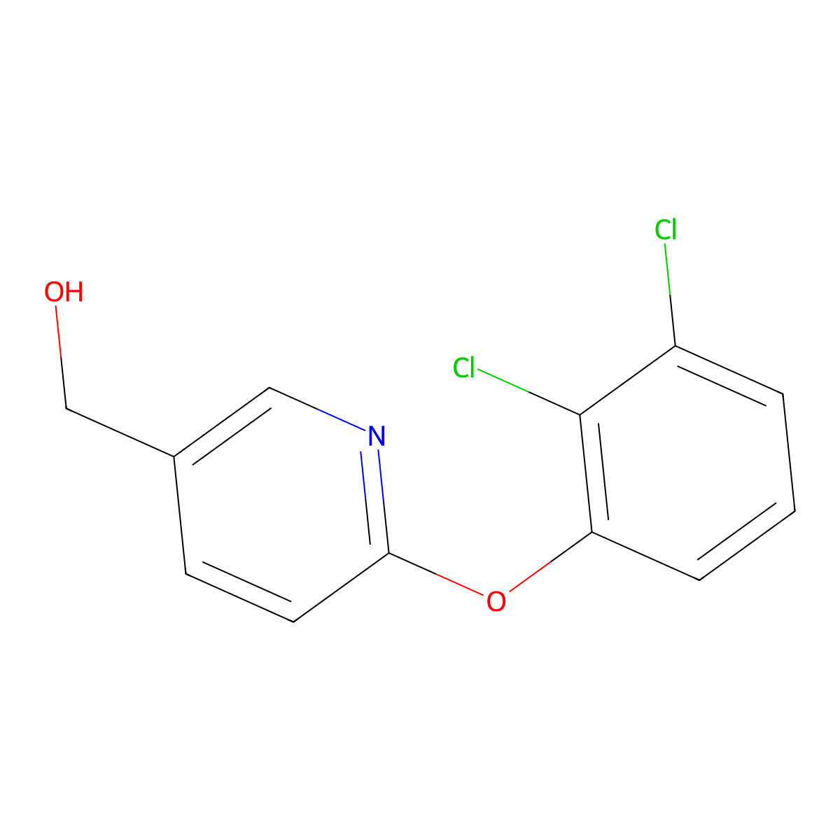 [6-(2,3-Dichlorophenoxy)pyridin-3-yl]methanol molecular structure, CAS 1304281-67-1