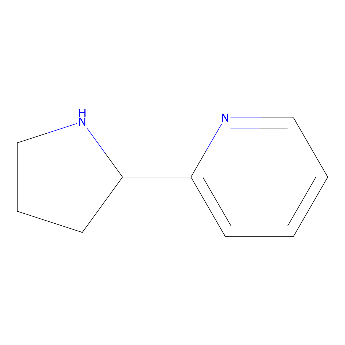 (R)-2-(Pyrrolidin-2-yl)pyridine molecular structure, CAS 130464-05-0