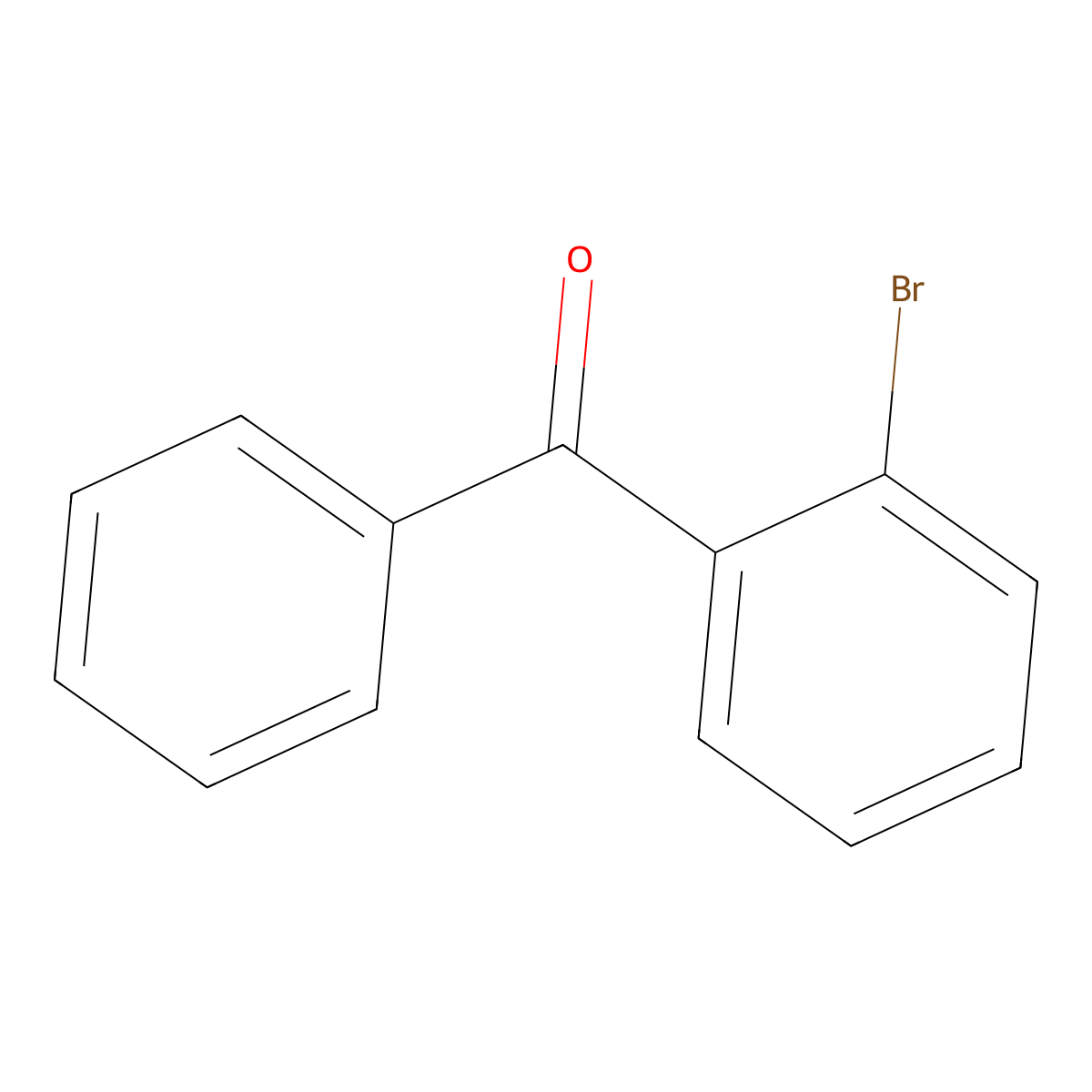 2-Bromobenzophenone molecular structure, CAS 13047-06-8