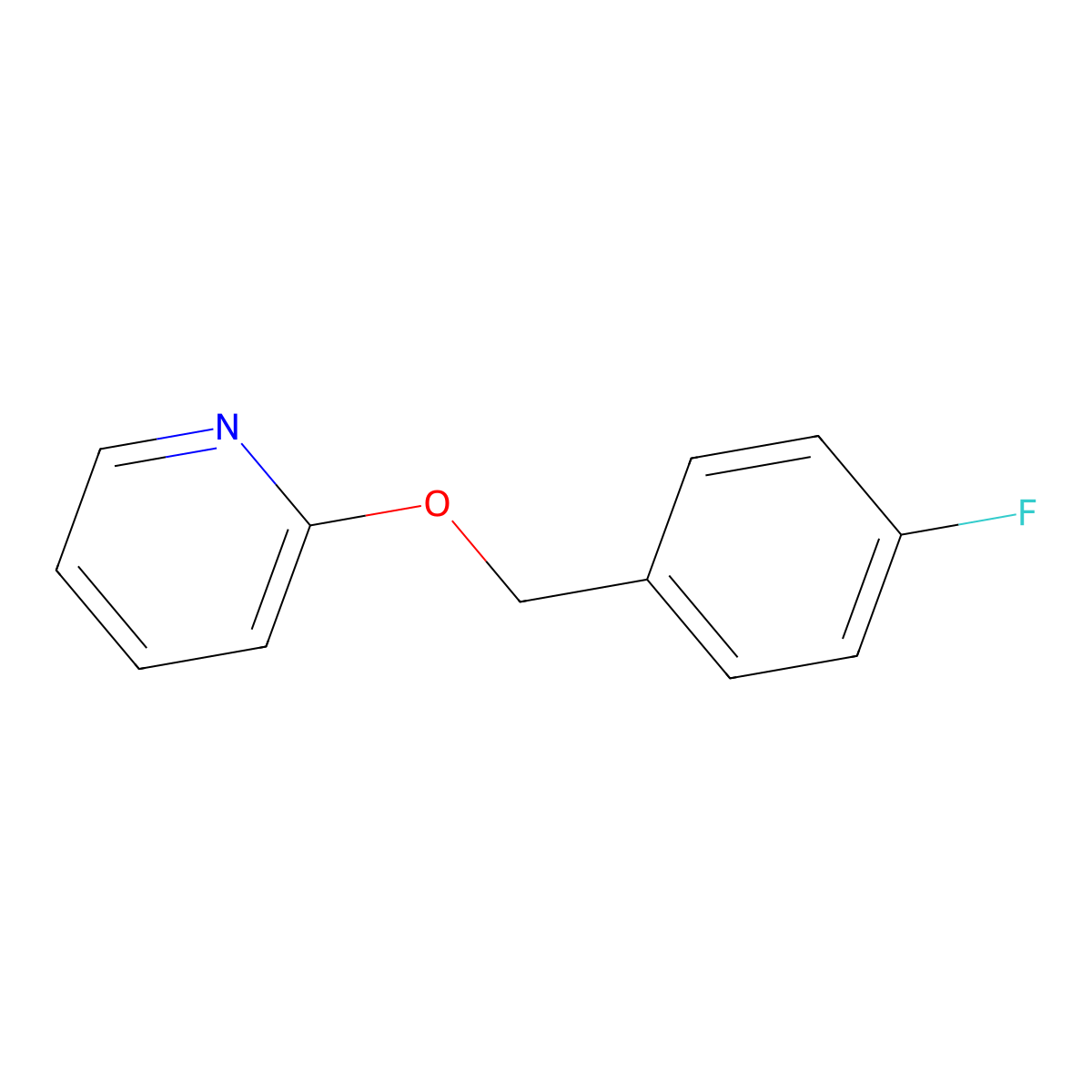 2-[(4-Fluorophenyl)methoxy]pyridine molecular structure, CAS 1304770-84-0