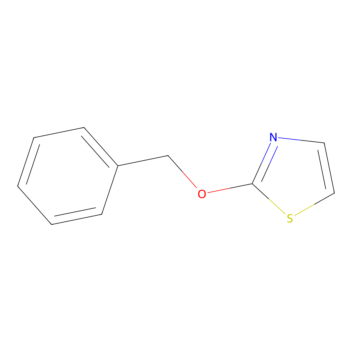 2-(Phenylmethoxy)thiazole molecular structure, CAS 1304771-28-5