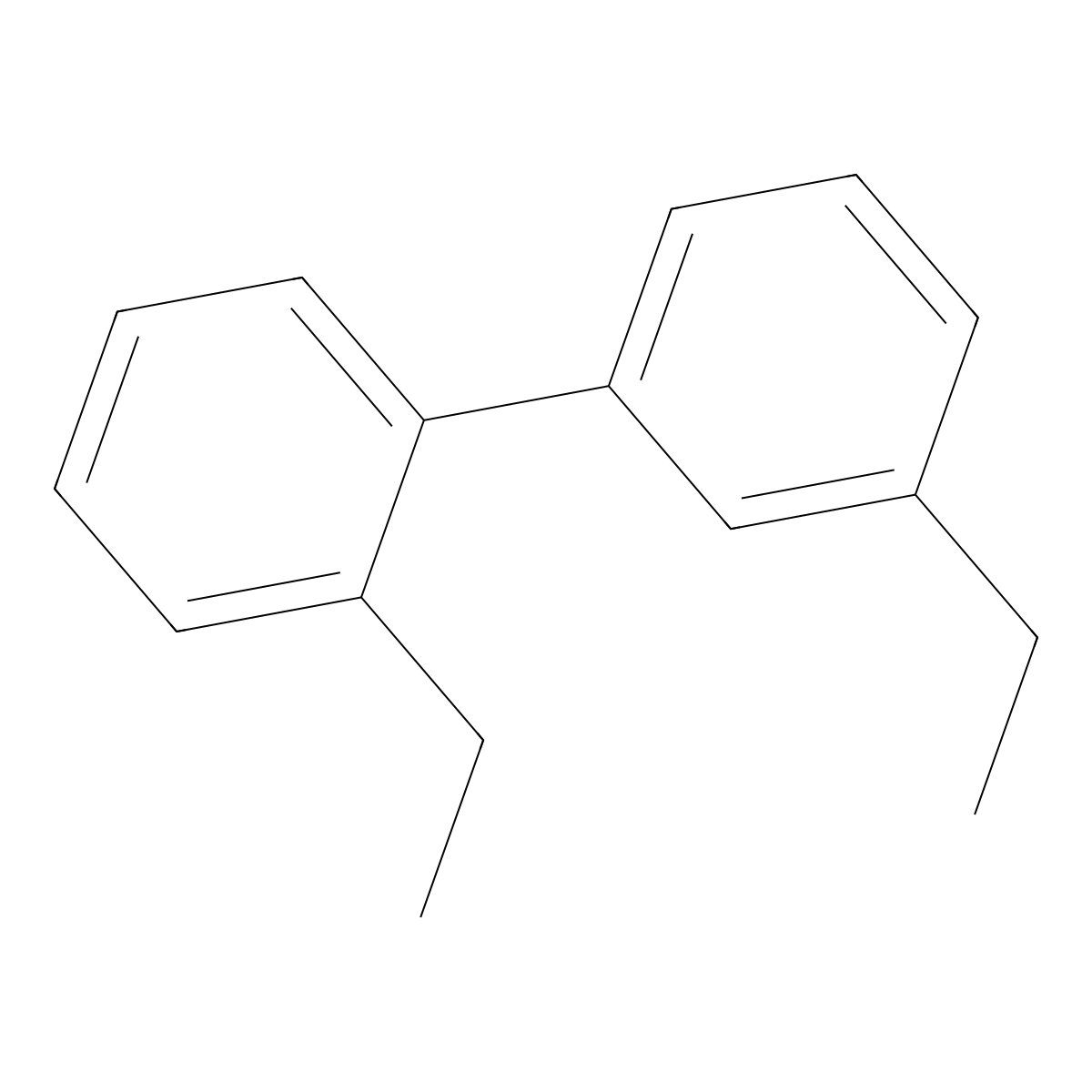 2,3'-Diethyl-1,1'-biphenyl molecular structure, CAS 13049-36-0