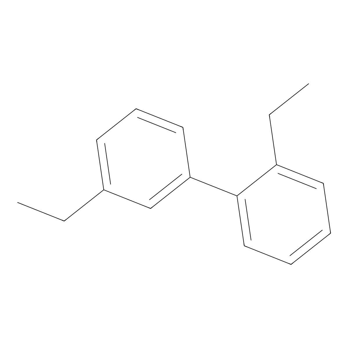 2,3'-Diethyl-1,1'-biphenyl molecular structure, CAS 13049-36-0