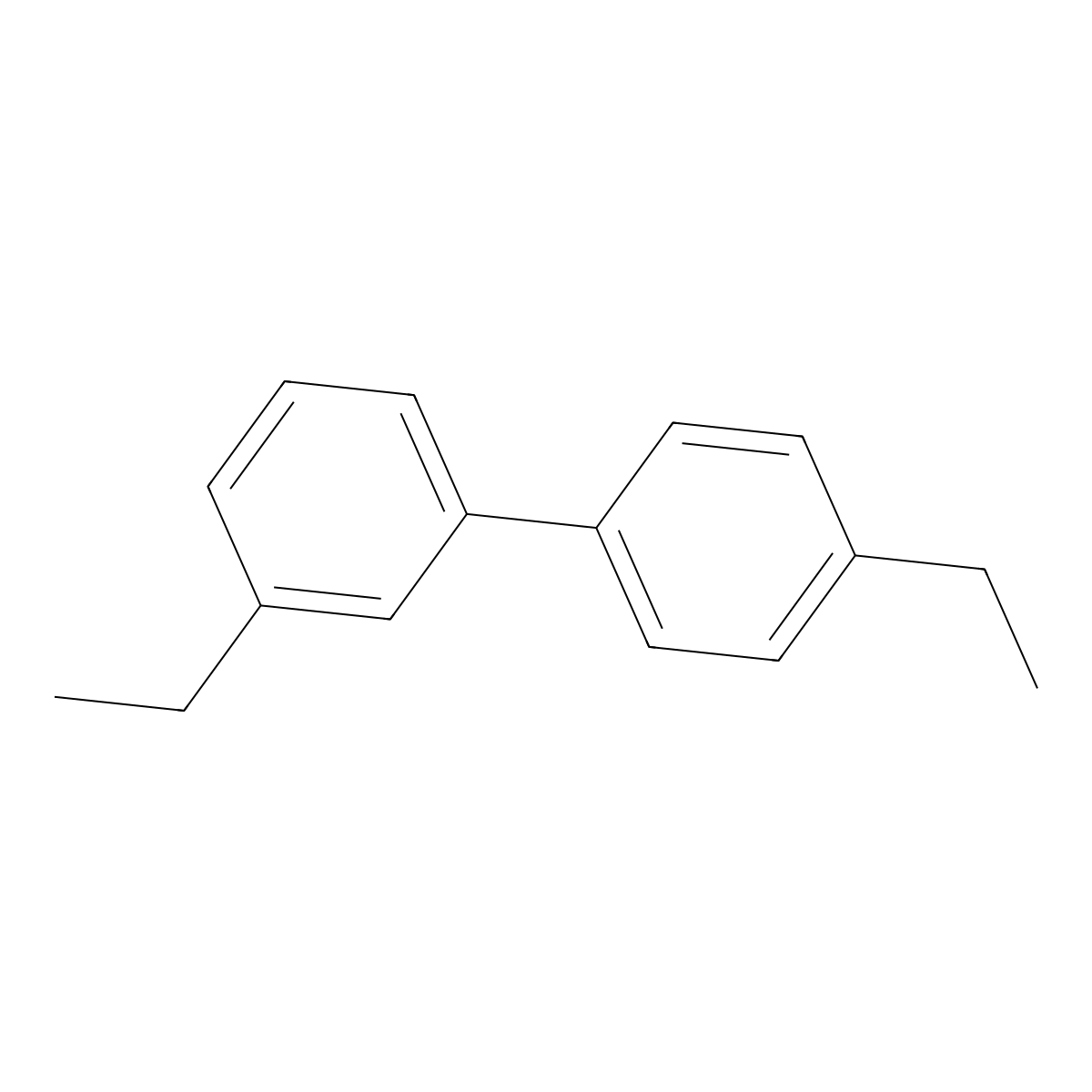 3,4'-Diethyl-1,1'-biphenyl molecular structure, CAS 13049-39-3