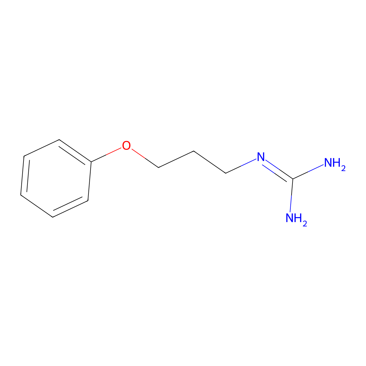 Guanoxyfen molecular structure, CAS 13050-83-4