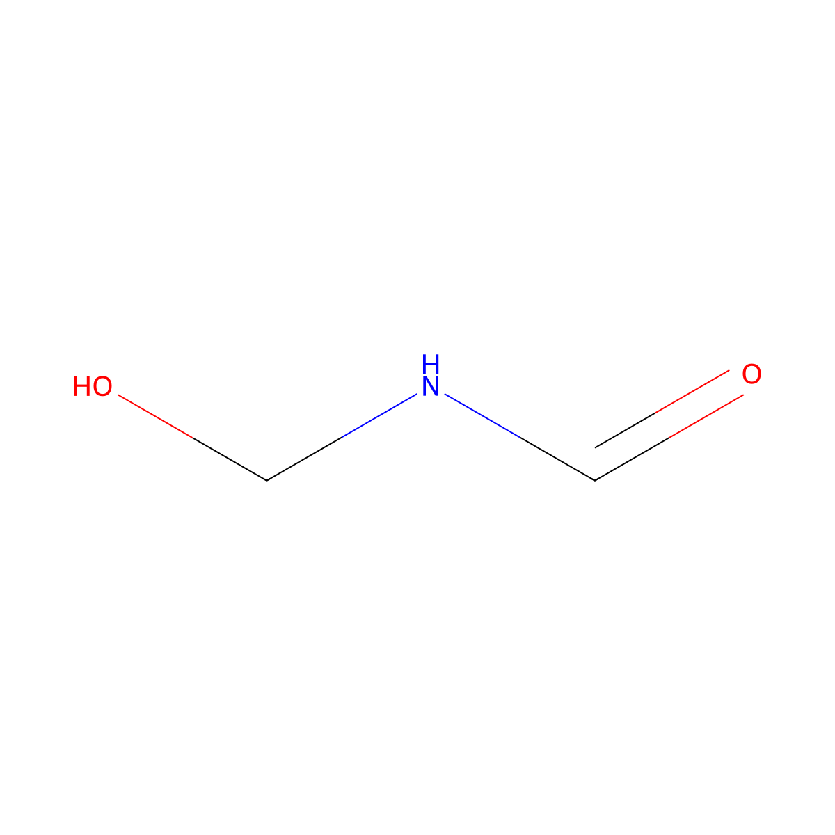 N-(Hydroxymethyl)formamide molecular structure, CAS 13052-19-2