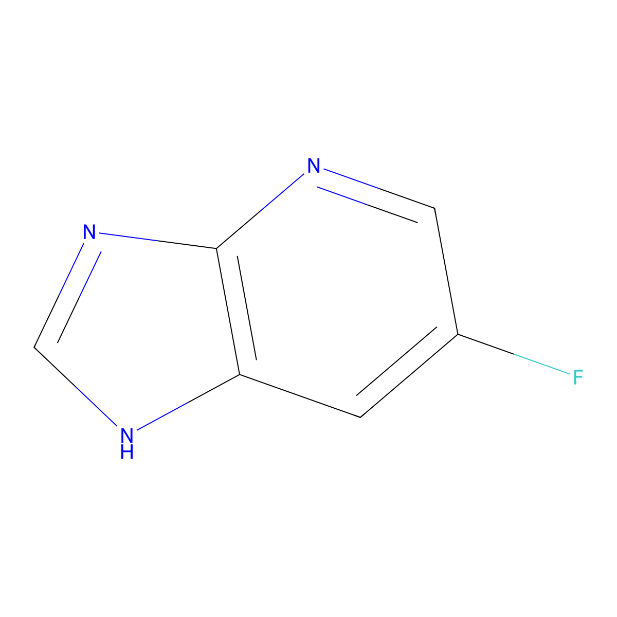 6-fluoro-1H-imidazo[4,5-b]pyridine molecular structure, CAS 1305207-42-4