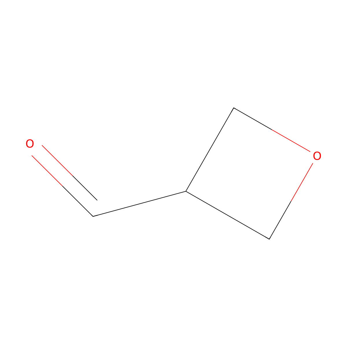 Oxetane-3-carbaldehyde molecular structure, CAS 1305207-52-6