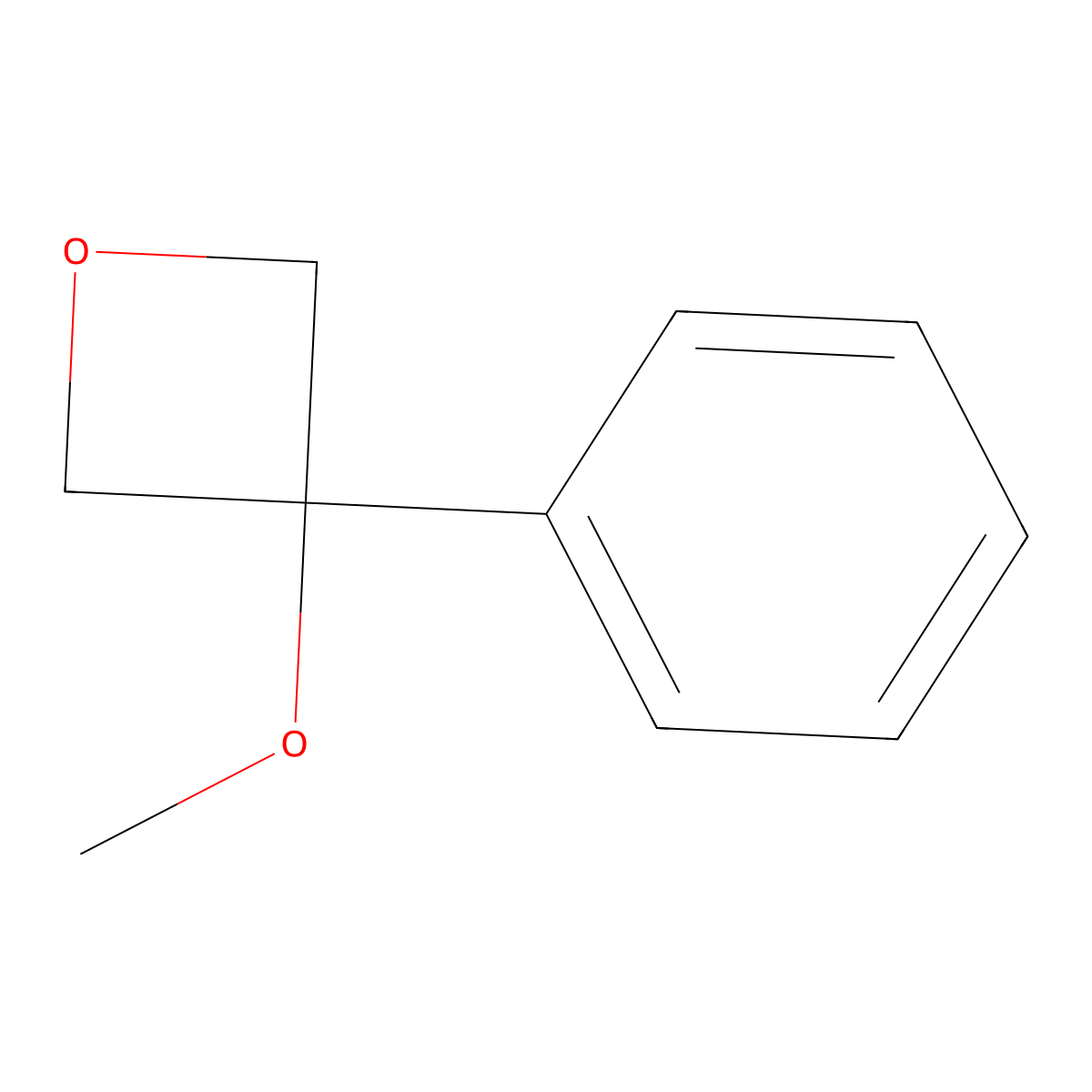 3-Methoxy-3-phenyloxetane molecular structure, CAS 1305208-46-1