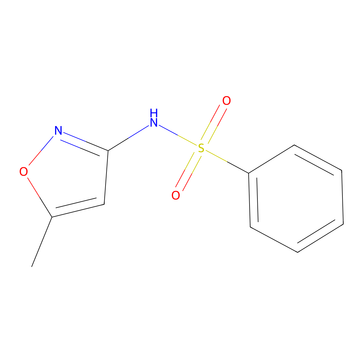 Desaminosulfamethoxazole molecular structure, CAS 13053-79-7