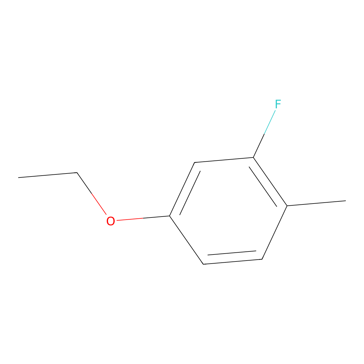 4-Ethoxy-2-fluorotoluene molecular structure, CAS 1305322-96-6