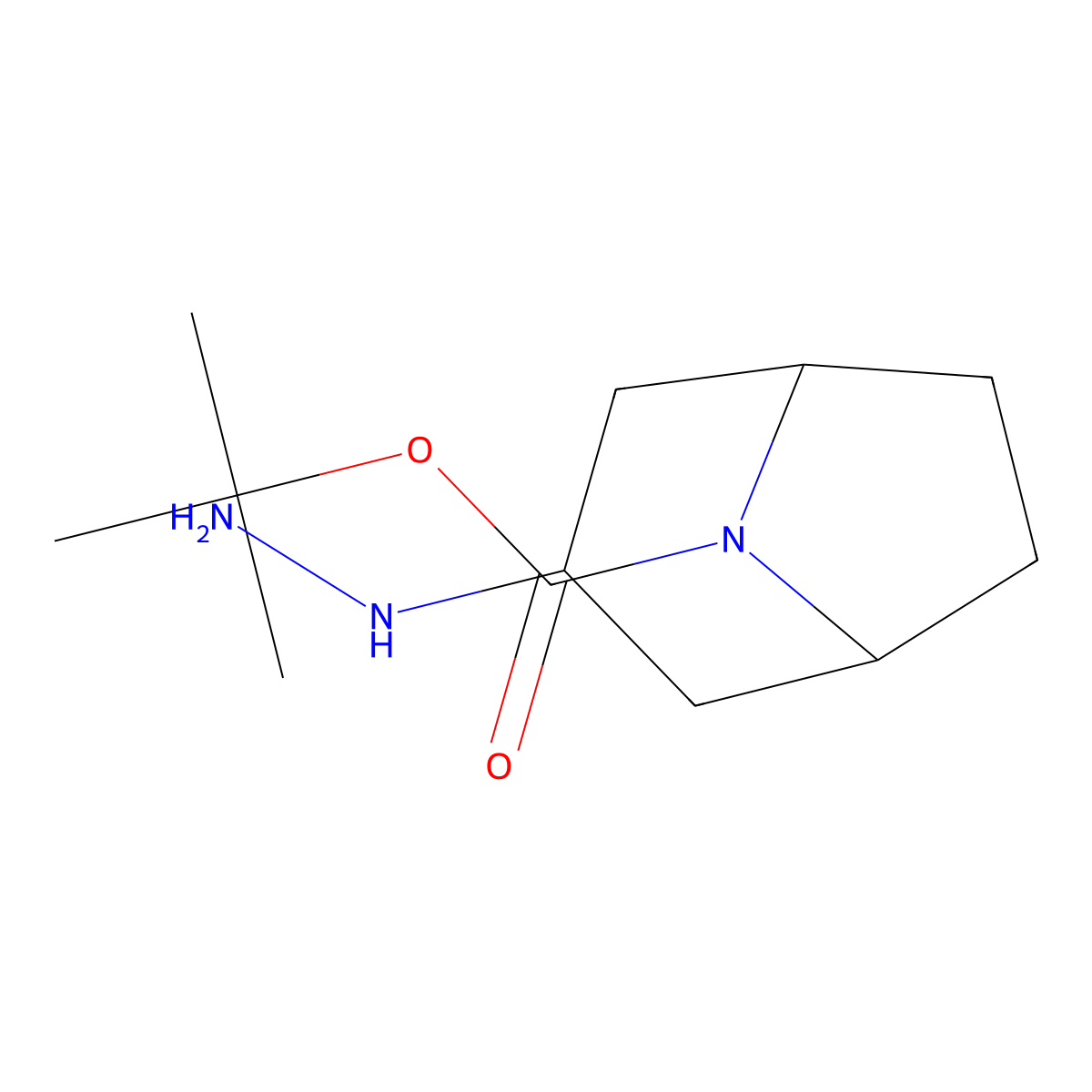 Tert-butyl 3-hydrazino-8-azabicyclo[3.2.1]octane-8-carboxylate molecular structure, CAS 1305323-81-2
