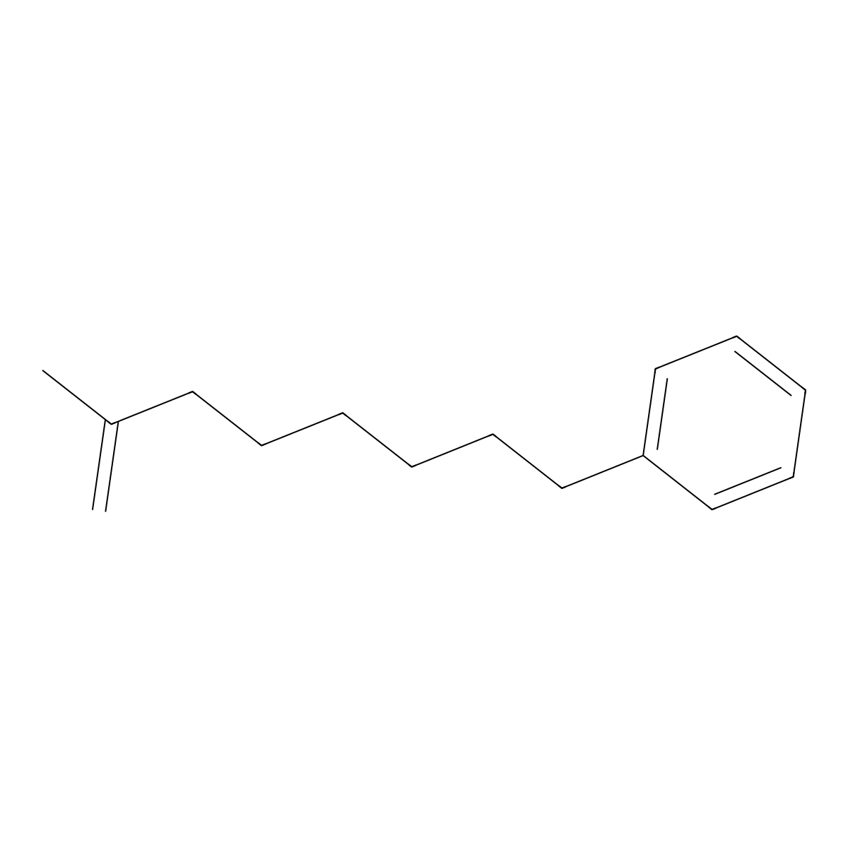 7-Methyloct-7-enylbenzene molecular structure, CAS 1305324-41-7