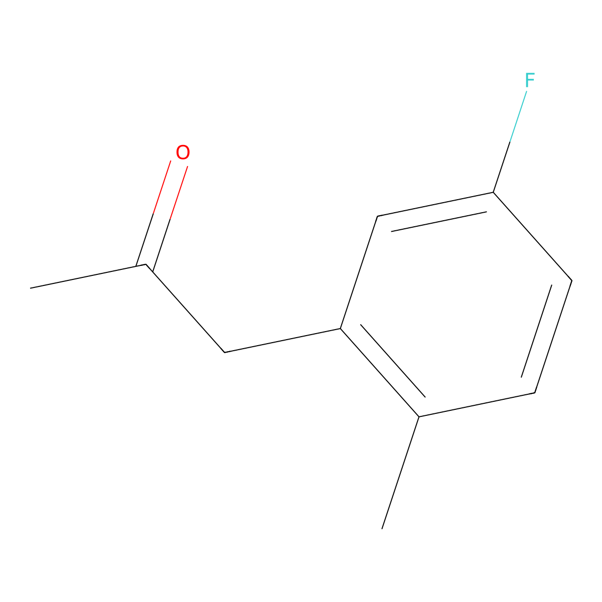 1-(5-Fluoro-2-methylphenyl)propan-2-one molecular structure, CAS 1305324-46-2