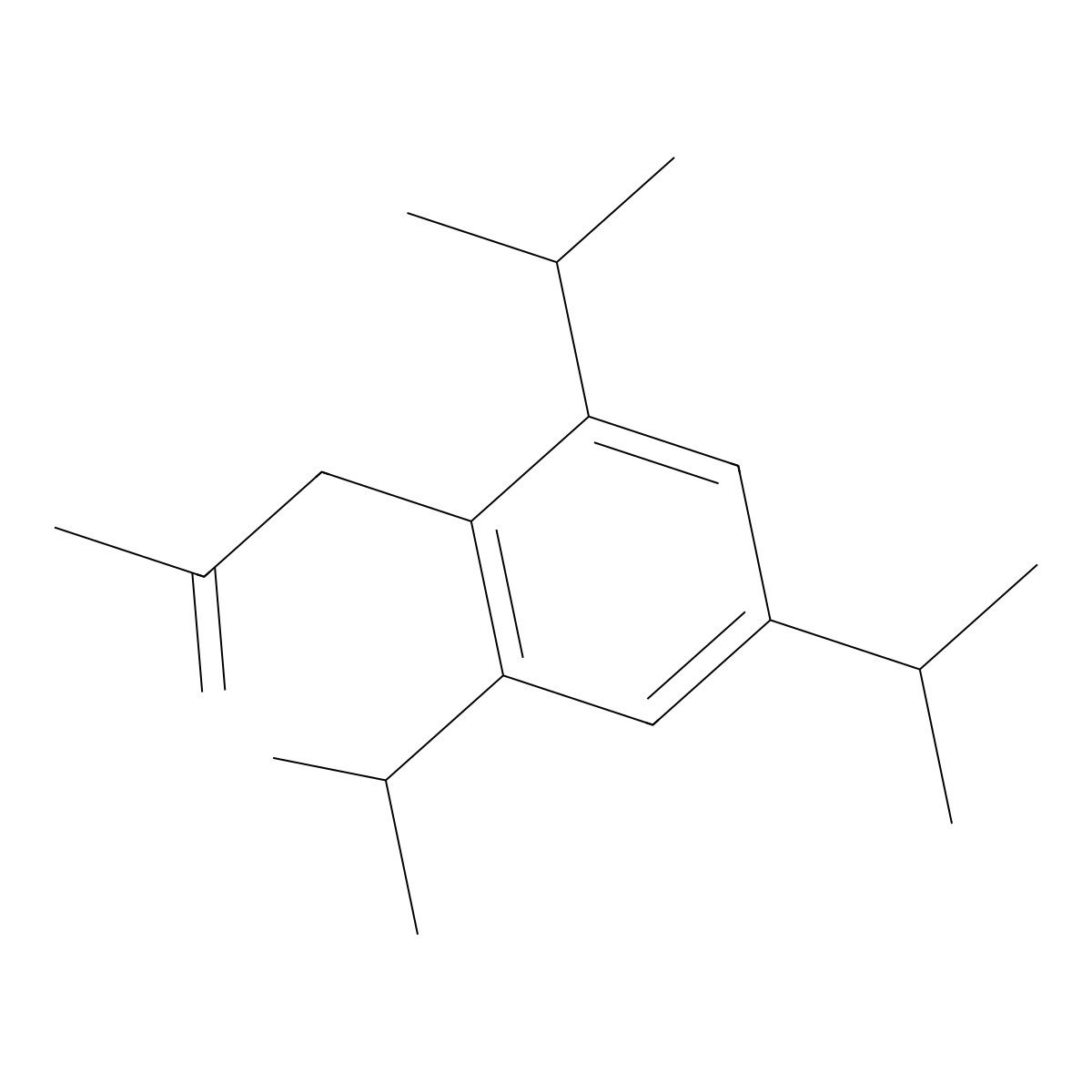 2-(2-Methylprop-2-en-1-yl)-1,3,5-tri(propan-2-yl)benzene molecular structure, CAS 1305324-48-4